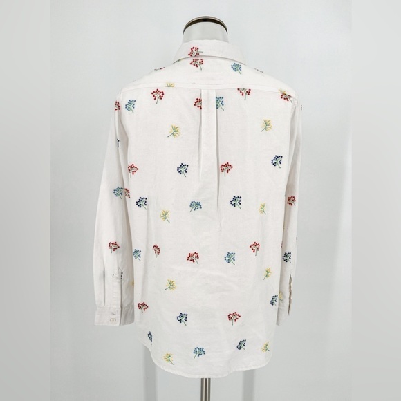 The GREAT. Campus Shirt- Floral - Picture 3 of 4